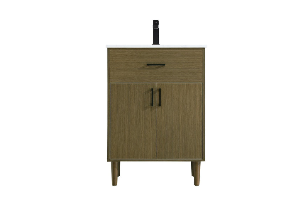 Elegant Lighting - VF25024MCB - Bathroom Vanity - Chandler - Chestnut Brown