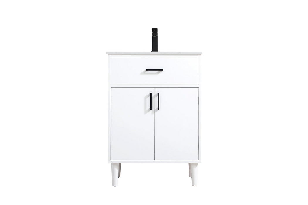 Elegant Lighting - VF25024MWH - Bathroom Vanity - Chandler - White