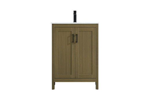 Elegant Lighting - VF25124MCB - Bathroom Vanity - Finnley - Chestnut Brown