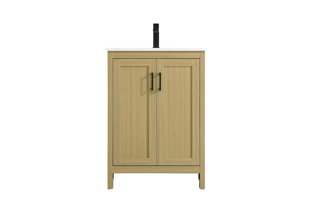 Elegant Lighting - VF25124MHB - Bathroom Vanity - Finnley - Honey Brown