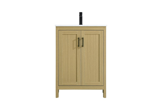 Elegant Lighting - VF25124MHB - Bathroom Vanity - Finnley - Honey Brown