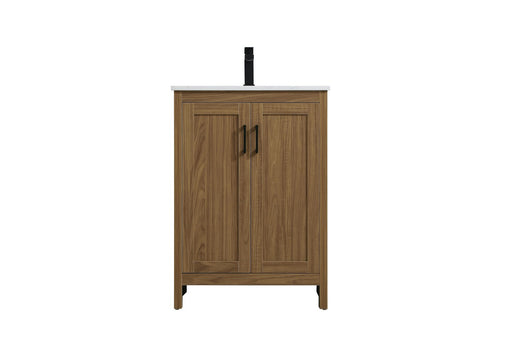 Finnley Bathroom Vanity Walnut Brown