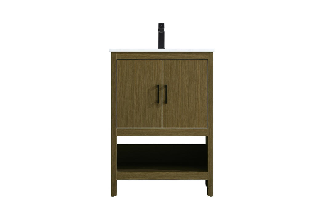 Elegant Lighting - VF25224MCB - Bathroom Vanity - Ira - Chestnut Brown
