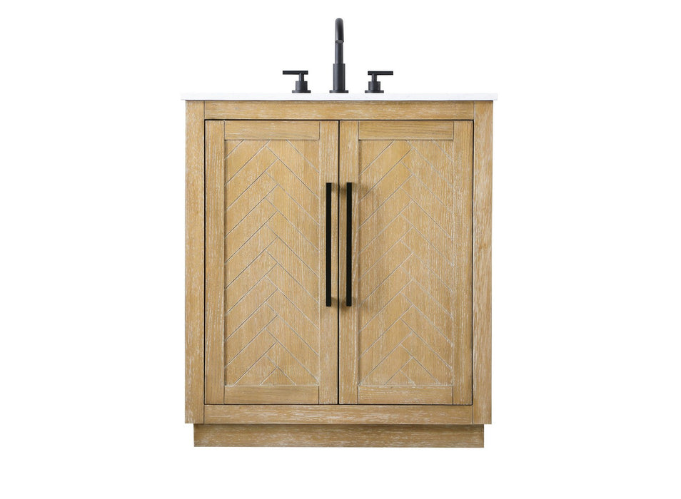 Elegant Lighting - VF29030LO - Bathroom Vanity - Chase - Linen Oak