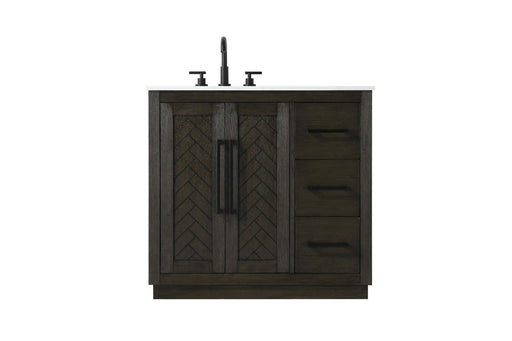 Chase Bathroom Vanity Chocolate Oak