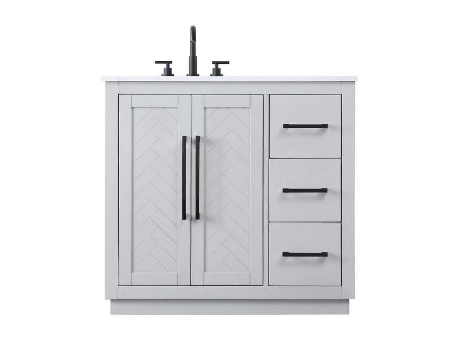 Elegant Lighting - VF29036GR - Bathroom Vanity - Chase - Grey