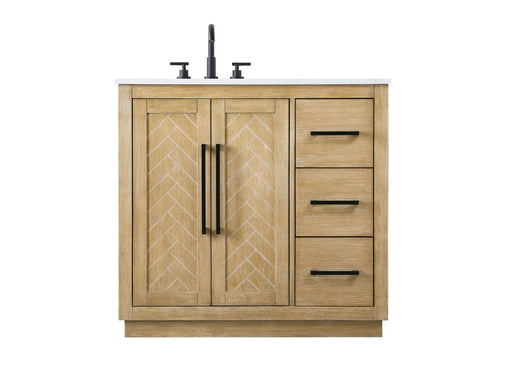 Chase Bathroom Vanity Linen Oak