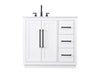 Elegant Lighting - VF29036WH - Bathroom Vanity - Chase - White