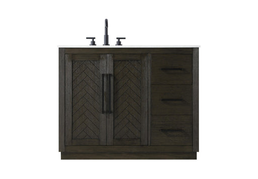 Chase Bathroom Vanity Chocolate Oak