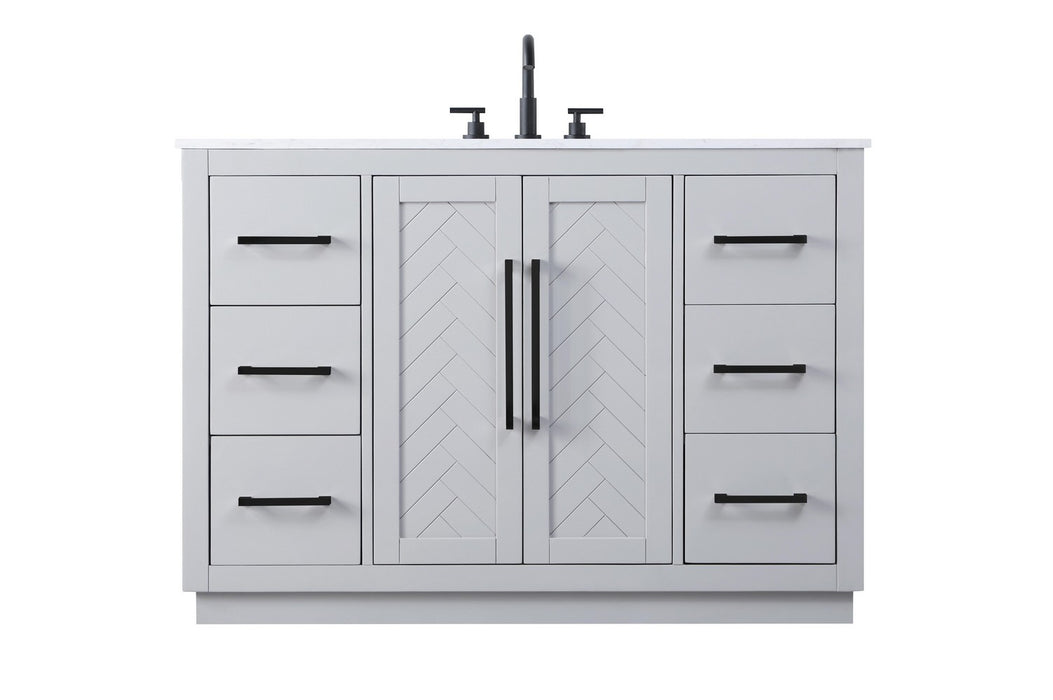 Elegant Lighting - VF29048GR - Bathroom Vanity - Chase - Grey