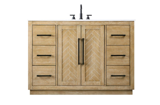 Elegant Lighting - VF29048LO - Bathroom Vanity - Chase - Linen Oak