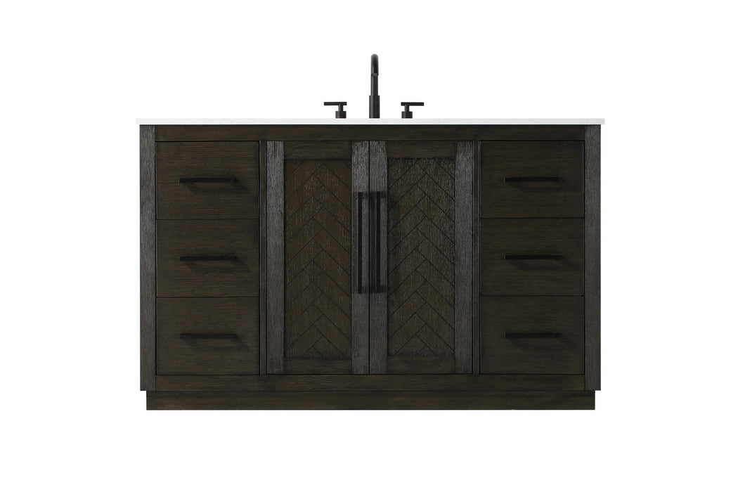 Elegant Lighting - VF29054CO - Bathroom Vanity - Chase - Chocolate Oak