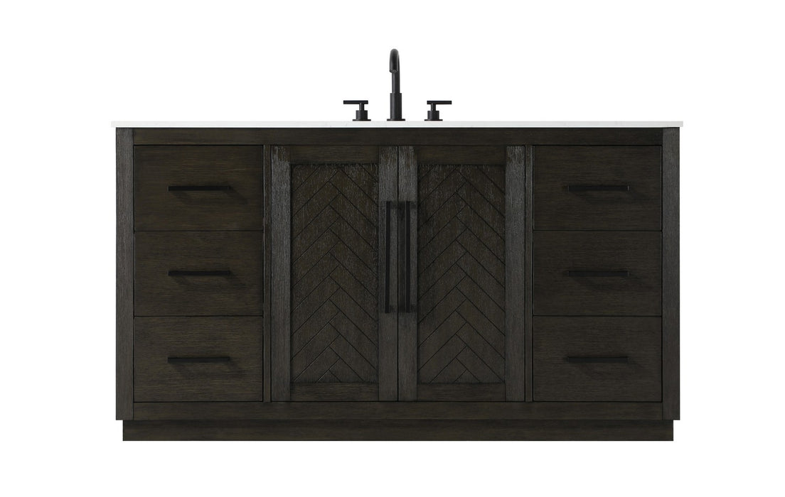 Elegant Lighting - VF29060CO - Bathroom Vanity - Chase - Chocolate Oak