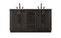 Elegant Lighting - VF29060DCO - Bathroom Vanity - Chase - Chocolate Oak
