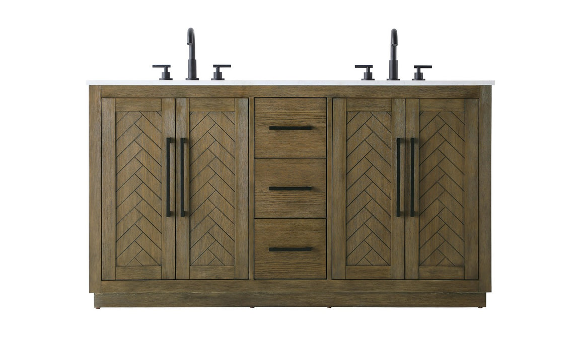 Elegant Lighting - VF29060DHO - Bathroom Vanity - Chase - Hazel Oak