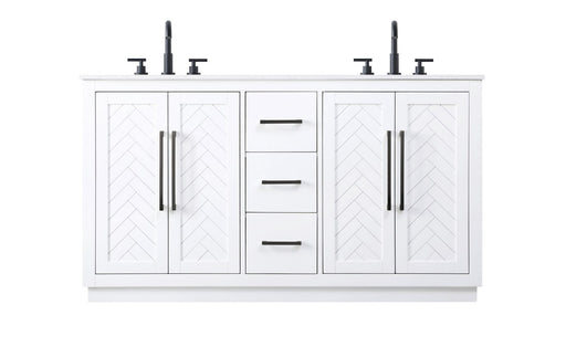 Elegant Lighting - VF29060DWH - Bathroom Vanity - Chase - White