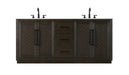 Elegant Lighting - VF29072DCO - Bathroom Vanity - Chase - Chocolate Oak