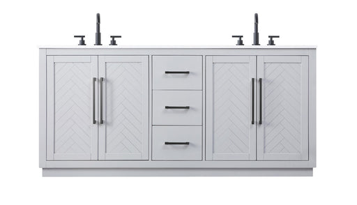 Elegant Lighting - VF29072DGR - Bathroom Vanity - Chase - Grey