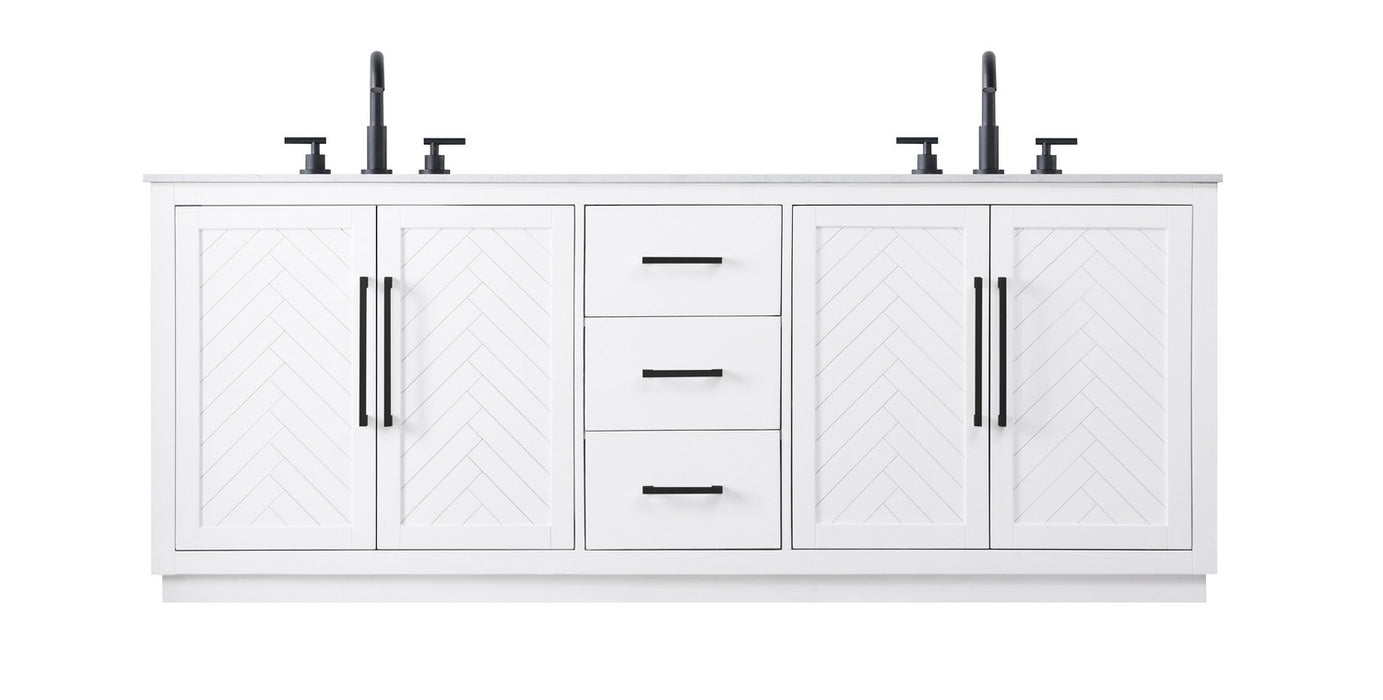 Elegant Lighting - VF29084DWH - Bathroom Vanity - Chase - White