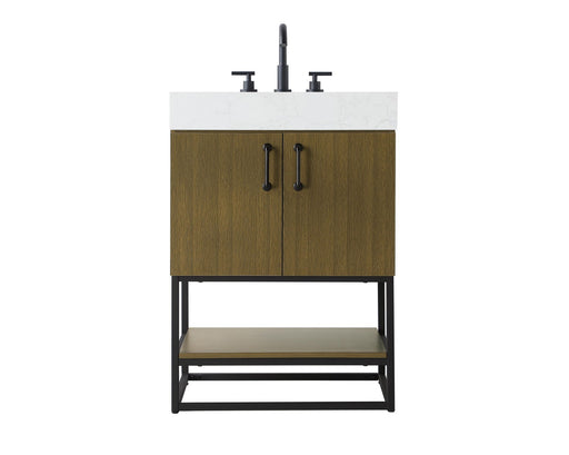 Elegant Lighting - VF29224MCB - Bathroom Vanity - Caroline - Chestnut Brown