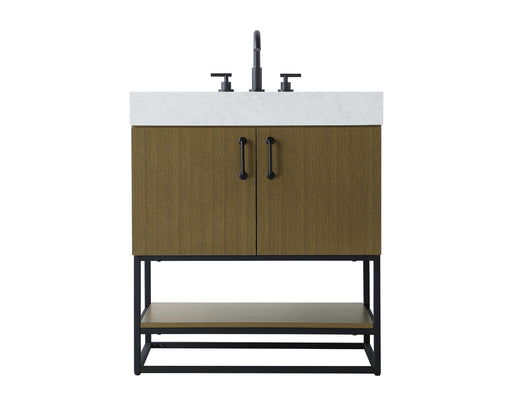 Elegant Lighting - VF29230MCB - Bathroom Vanity - Caroline - Chestnut Brown