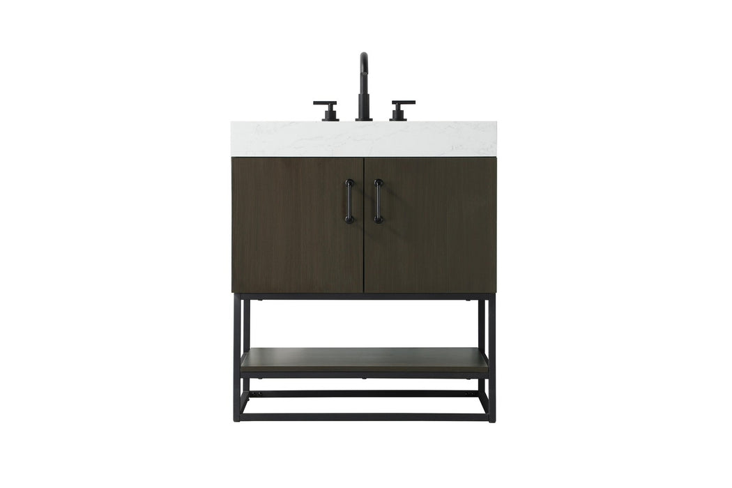 Elegant Lighting - VF29230MMB - Bathroom Vanity - Caroline - Mocha Brown