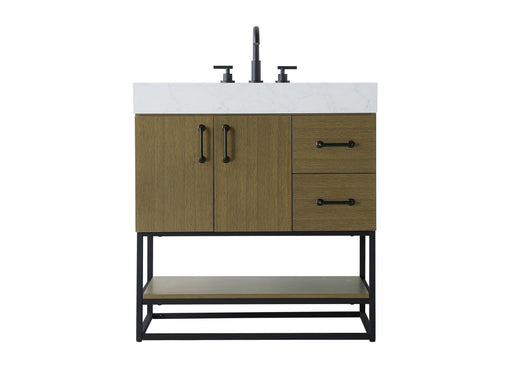 Elegant Lighting - VF29232MCB - Bathroom Vanity - Caroline - Chestnut Brown