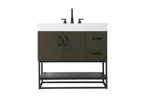 Elegant Lighting - VF29236MMB - Bathroom Vanity - Caroline - Mocha Brown