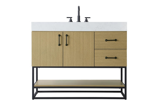 Caroline Bathroom Vanity Honey Brown