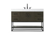 Elegant Lighting - VF29248MMB - Bathroom Vanity - Caroline - Mocha Brown