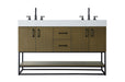 Elegant Lighting - VF29254DMCB - Bathroom Vanity - Caroline - Chestnut Brown