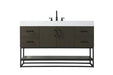 Elegant Lighting - VF29254MMB - Bathroom Vanity - Caroline - Mocha Brown