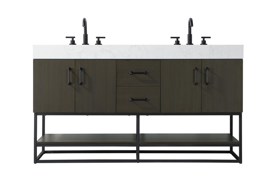 Elegant Lighting - VF29260DMMB - Bathroom Vanity - Caroline - Mocha Brown