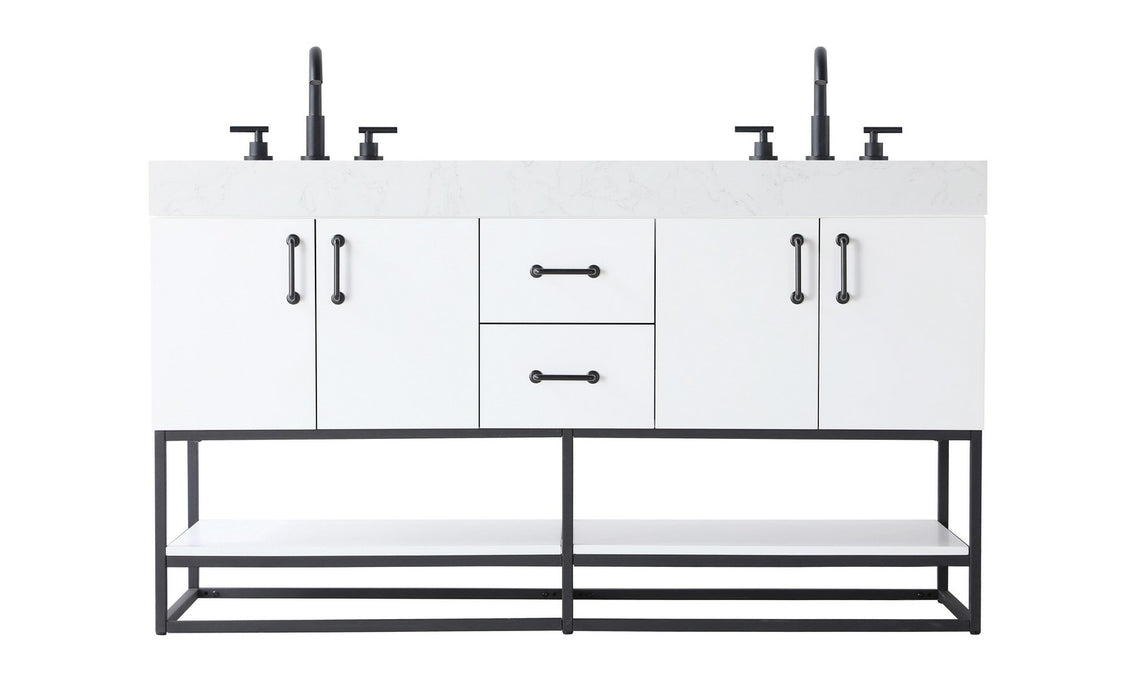 Elegant Lighting - VF29260DWH - Bathroom Vanity - Caroline - White