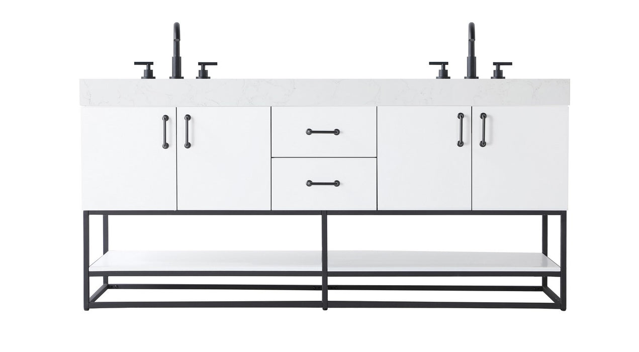 Elegant Lighting - VF29272DWH - Bathroom Vanity - Caroline - White