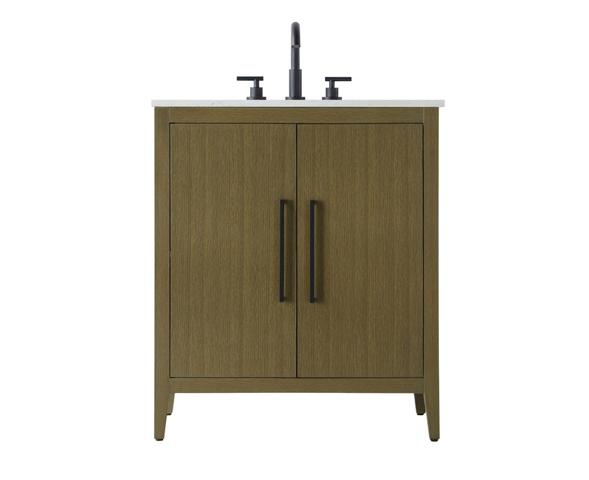 Elegant Lighting - VF29330MCB - Bathroom Vanity - Millie - Chestnut Brown