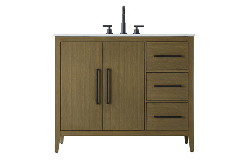 Elegant Lighting - VF29342MCB - Bathroom Vanity - Millie - Chestnut Brown