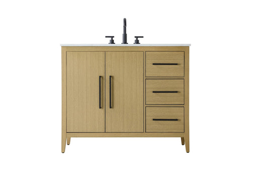 Millie Bathroom Vanity Honey Brown