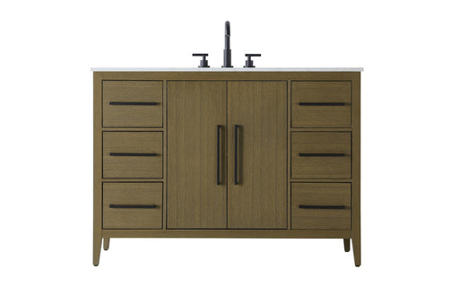 Elegant Lighting - VF29348MCB - Bathroom Vanity - Millie - Chestnut Brown