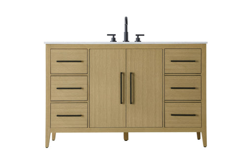Millie Bathroom Vanity Honey Brown