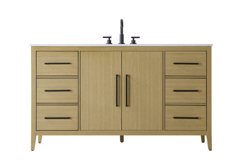 Millie Bathroom Vanity Honey Brown