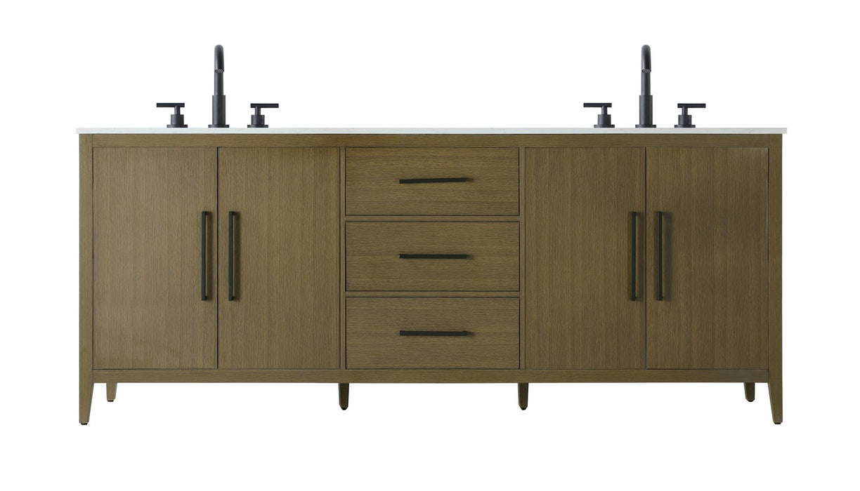 Elegant Lighting - VF29384DMCB - Bathroom Vanity - Millie - Chestnut Brown