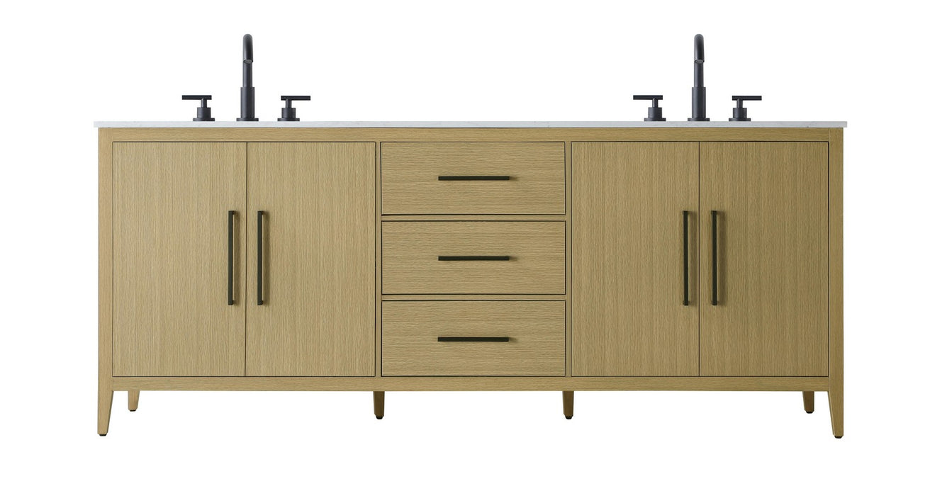 Elegant Lighting - VF29384DMHB - Bathroom Vanity - Millie - Honey Brown