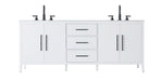 Elegant Lighting - VF29384DWH - Bathroom Vanity - Millie - White