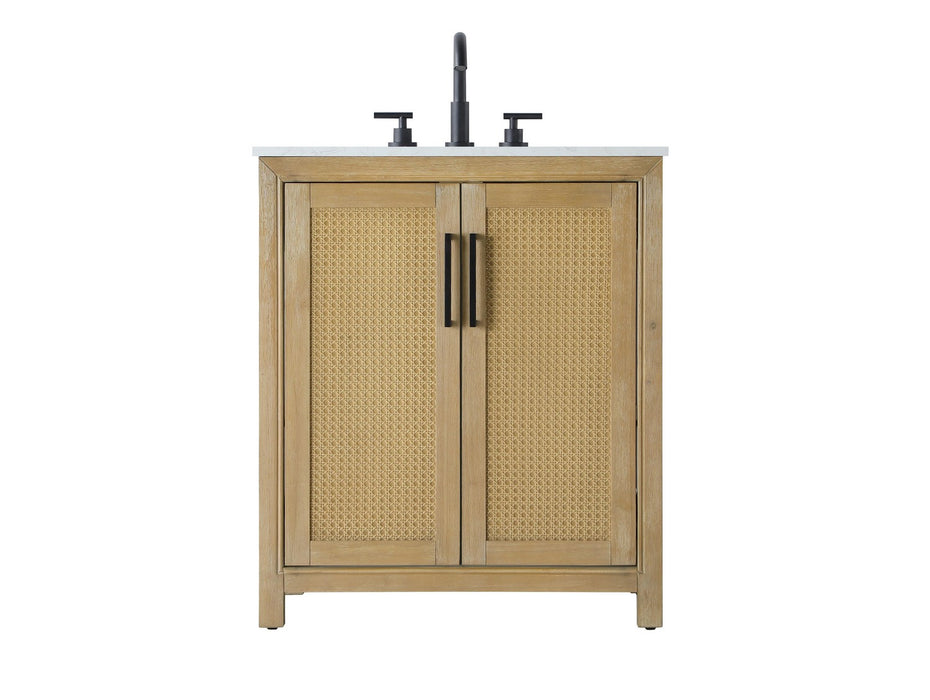 Elegant Lighting - VF29530LO - Bathroom Vanity - Alina - Linen Oak