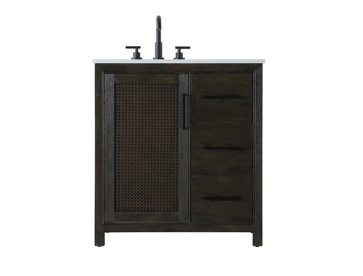 Elegant Lighting - VF29532CO - Bathroom Vanity - Alina - Chocolate Oak