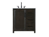 Elegant Lighting - VF29532CO - Bathroom Vanity - Alina - Chocolate Oak