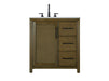Elegant Lighting - VF29532HO - Bathroom Vanity - Alina - Hazel Oak