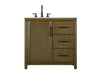 Elegant Lighting - VF29536HO - Bathroom Vanity - Alina - Hazel Oak