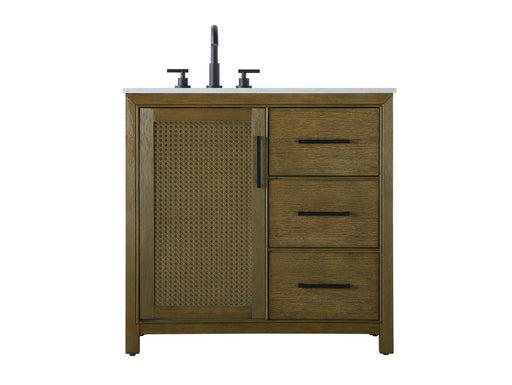 Elegant Lighting - VF29536HO - Bathroom Vanity - Alina - Hazel Oak